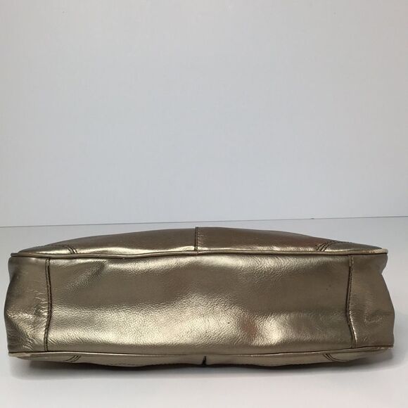 Fossil Leather dark gold Studded handbag buckle - Picture 3 of 8